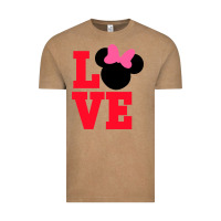 Vintage Coffee Minnie Mouse Vintage Tee - CowhideDigitalArt
