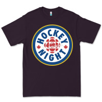 Plum hockey night in canada 1 Premium Tee - linhVisuals