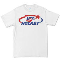 White usa hockey Premium Tee - linhVisuals