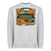 Heather Grey pumpkin farm truck Heavyweight Sweatshirt - Jasminsmagicworld