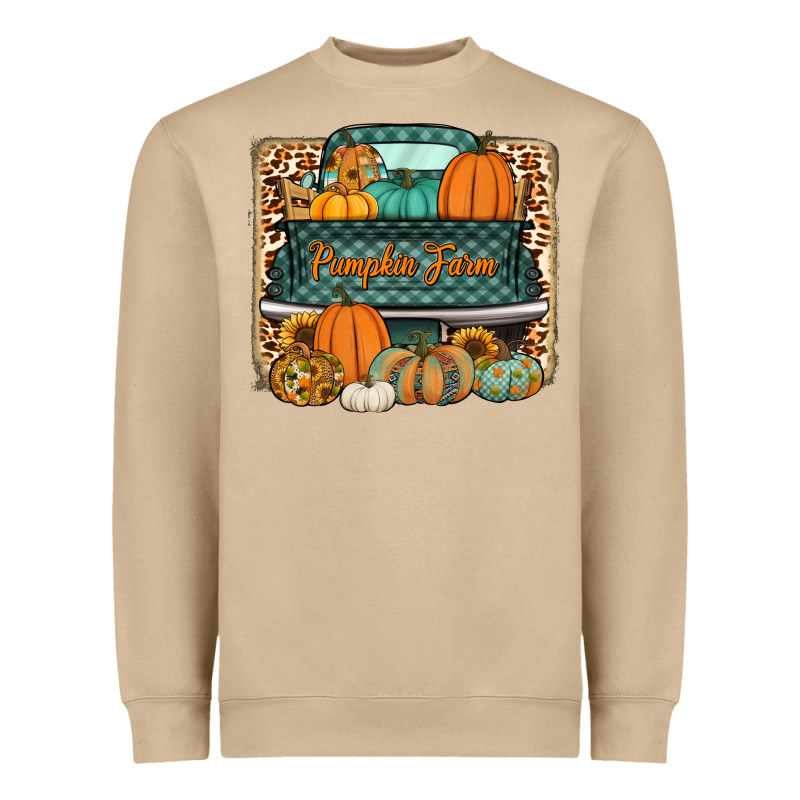 Pumpkin Farm Truck Heavyweight Sweatshirt by Jasminsmagicworld | Teevron