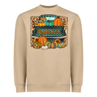 Mushroom pumpkin farm truck Heavyweight Sweatshirt - Jasminsmagicworld