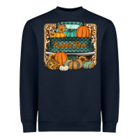 Navy pumpkin farm truck Heavyweight Sweatshirt - Jasminsmagicworld