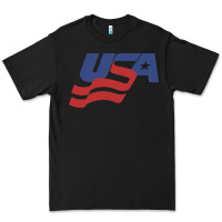 Black usa hockey simple Premium Tee - linhVisuals