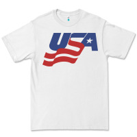 White usa hockey simple Premium Tee - linhVisuals