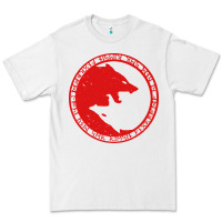 White fenrir wolf of odin Premium Tee - linhVisuals