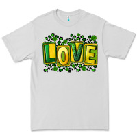 Dove Grey St. Patrick's Day love Premium Tee - FaDigitalArtStudio