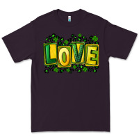 Plum St. Patrick's Day love Premium Tee - FaDigitalArtStudio