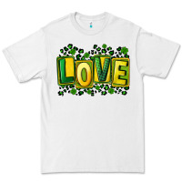 White St. Patrick's Day love Premium Tee - FaDigitalArtStudio