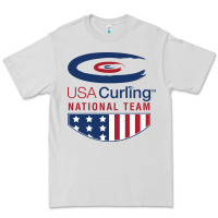Dove Grey usa curling team Premium Tee - linhVisuals