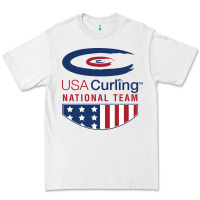 White usa curling team Premium Tee - linhVisuals