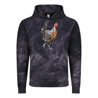 Cloud Black American Game Chicken Vintage Hoodie - LillyAllenDesigns