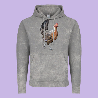American Game Chicken Vintage Hoodie Designed By Lillyallendesigns