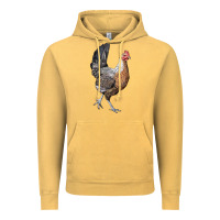 Vintage Mustard American Game Chicken Vintage Hoodie - LillyAllenDesigns