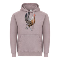 Vintage Zinc American Game Chicken Vintage Hoodie - LillyAllenDesigns