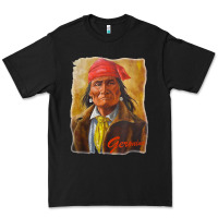 Black geronimo apache warrior native american t shirt Premium Tee - linhVisuals