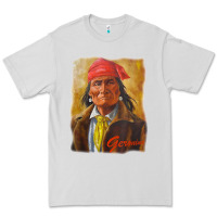 Dove Grey geronimo apache warrior native american t shirt Premium Tee - linhVisuals