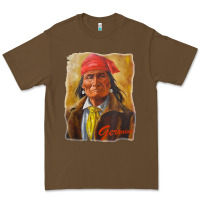 Cacao geronimo apache warrior native american t shirt Premium Tee - linhVisuals