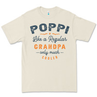 Bone Mens Poppi Like a Regular Grandpa Funny Fathers Day Premium Tee - linhVisuals