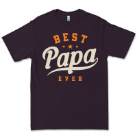 Plum Mens Best Papa Ever Funny Fathers Day Premium Tee - linhVisuals