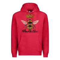 Cardinal mama bee with crown Premium Hoodie - Artiststas