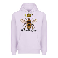 Lilac mama bee with crown Premium Hoodie - Artiststas