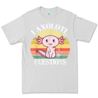 Dove Grey i axolotl questions funny axolotl costume for axolotl lovers t shirt Premium Tee - linhVisuals