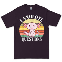 Plum i axolotl questions funny axolotl costume for axolotl lovers t shirt Premium Tee - linhVisuals