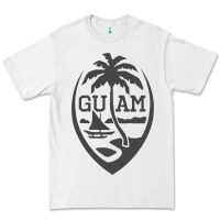 White guam seal guam flag usa guamanian chamorro gifts pullover hoodie Premium Tee - linhVisuals