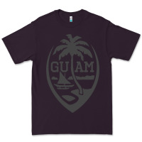 Plum guam seal guam flag usa guamanian chamorro gifts pullover hoodie Premium Tee - linhVisuals