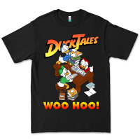 Black woo hoo duck tales art gift for fans Premium Tee - linhVisuals