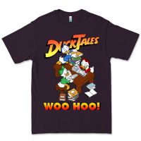 Plum woo hoo duck tales art gift for fans Premium Tee - linhVisuals