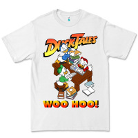 White woo hoo duck tales art gift for fans Premium Tee - linhVisuals