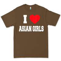 Cacao i love asian girls t shirt Premium Tee - linhVisuals