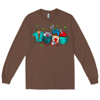 Chestnut nurse drink coffee Long Sleeve Tee - CowhideDigitalArt