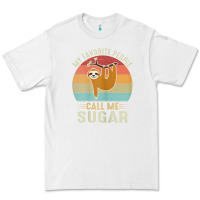 White womens my favorite people call me sugar cute sloth lover grandma Premium Tee - linhVisuals