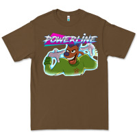 Cacao powerline Premium Tee - linhVisuals