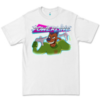 White powerline Premium Tee - linhVisuals