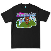 Black powerline Premium Tee - linhVisuals