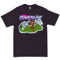 Plum powerline Premium Tee - linhVisuals