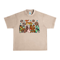 French Oak fur mama Urban Heavy Tee - CowhideDigitalArt