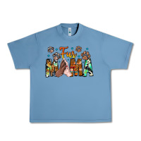 Pebble Blue fur mama Urban Heavy Tee - CowhideDigitalArt
