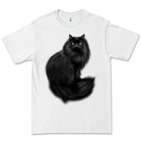 White black cat Premium Tee - linhVisuals