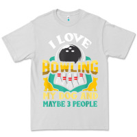 Dove Grey bowling shirt funny dog lover quote bowler gift t shirt Premium Tee - linhVisuals