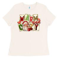 Bone warm and cozy santa Ladies Tee - FaDigitalArtStudio