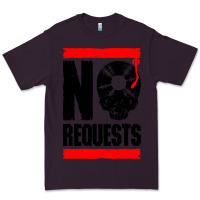 Plum no requests dj turntable vinyl record Premium Tee - linhVisuals