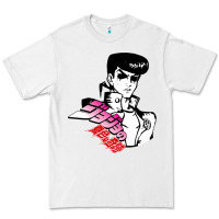 White josuke very bizarre Premium Tee - linhVisuals