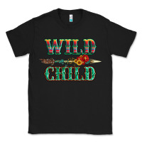 Black wild chıld serape sunflower and gemstone with arrow Classic Tee - Artiststas