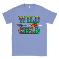Colony Blue wild chıld serape sunflower and gemstone with arrow Classic Tee - Artiststas