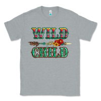 Heather Grey wild chıld serape sunflower and gemstone with arrow Classic Tee - Artiststas